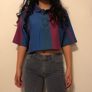 cropped block colored top